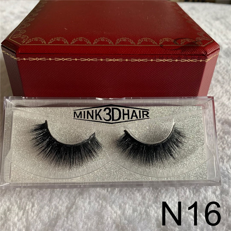 Wholesale 100% real 3D mink fur eyelashes 